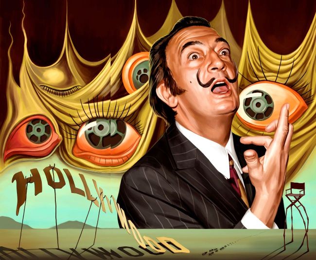 DALÍ GOES TO HOLLYWOOD