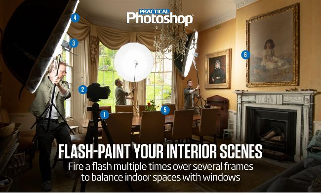 FLASH-PAINT YOUR INTERIOR SCENES