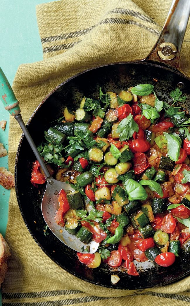 PAN-FRIED COURGETTES | Vegan Food & Living Magazine June 2026