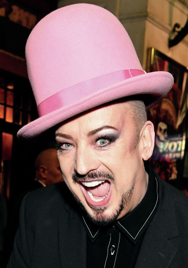I’M CREATIVE, OPTIMISTIC, BELLIGERENT. I’M BOY GEORGE, DARLING…