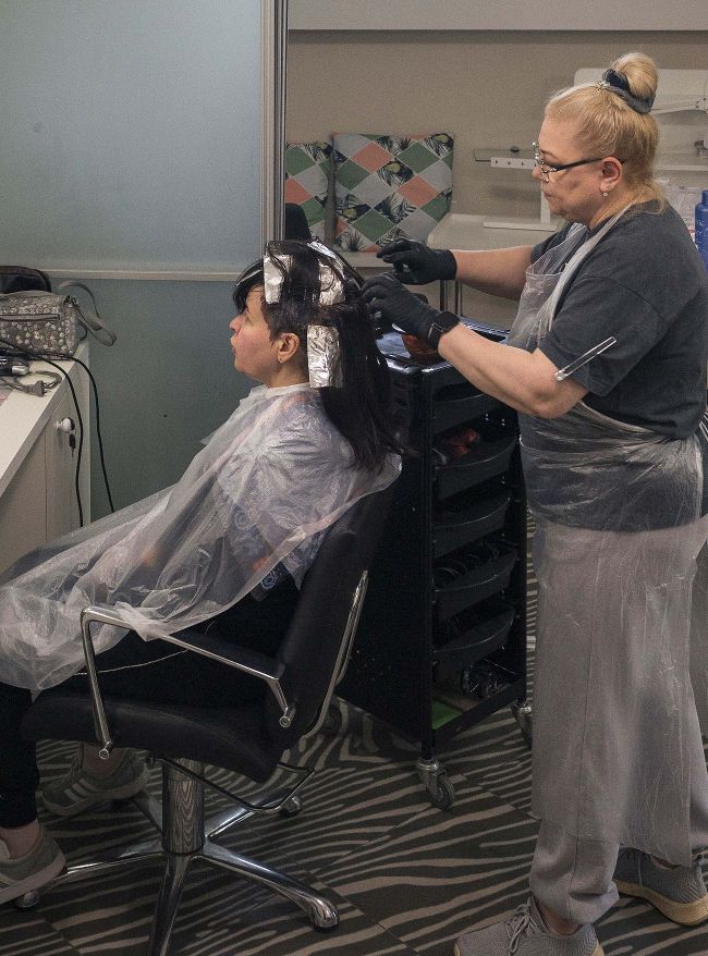 WAR-TORN SALONS
